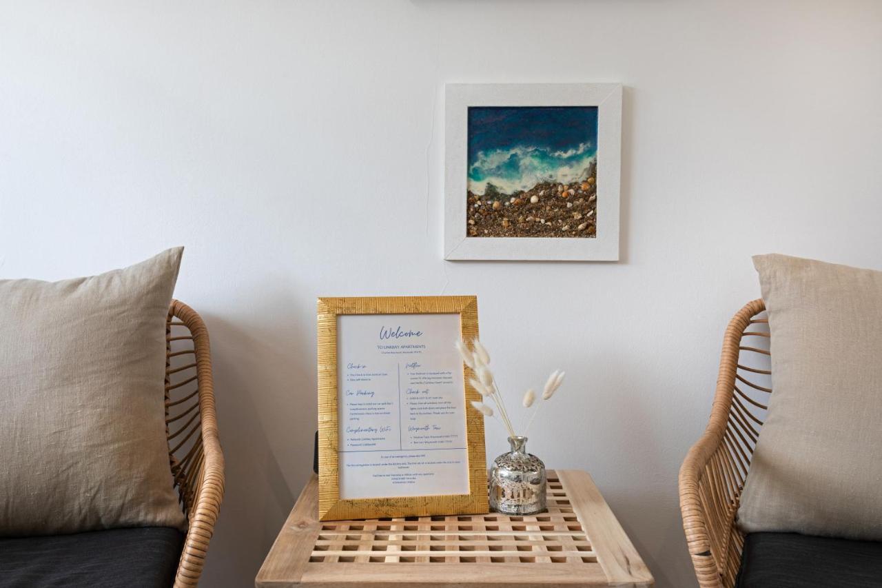 Modern 1-Bedroom Apartment, Beach 5-Min Walk, Free Parking 韦茅斯 外观 照片